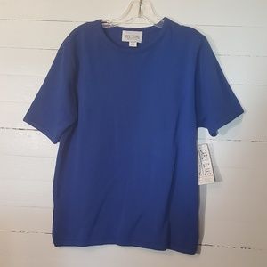 NWT Royal Blue Knit Top                 0092